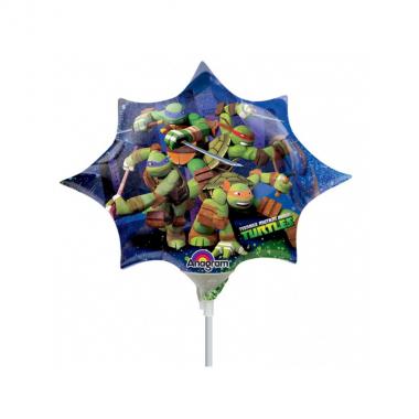 Palloncino tartaruga ninja mini