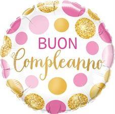18" BUON COMPL PINK GOLD