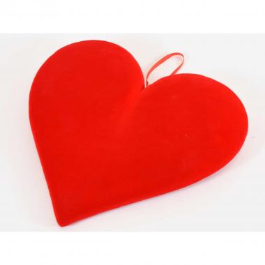 cuore rosso 20cm pendente